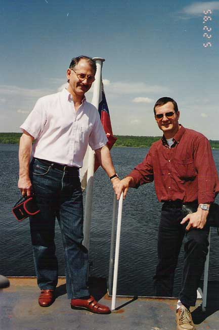Учителя Алан Флоке и Поль-Патрик Арман, Москва 1995 год